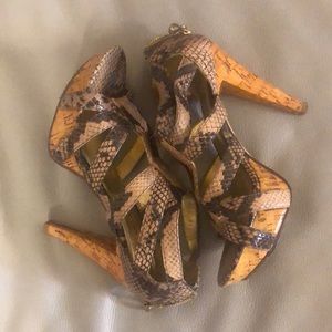 Cheetah Print Leather Heels by Chinese Laundry